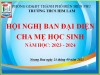 HỘI NGHỊ BAN ĐẠI DIỆN CHA MẸ HỌC SINH  TRƯỜNG THCS HIM LAM NĂM HỌC 2023 – 2024