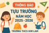 Thông báo lịch tựu trường