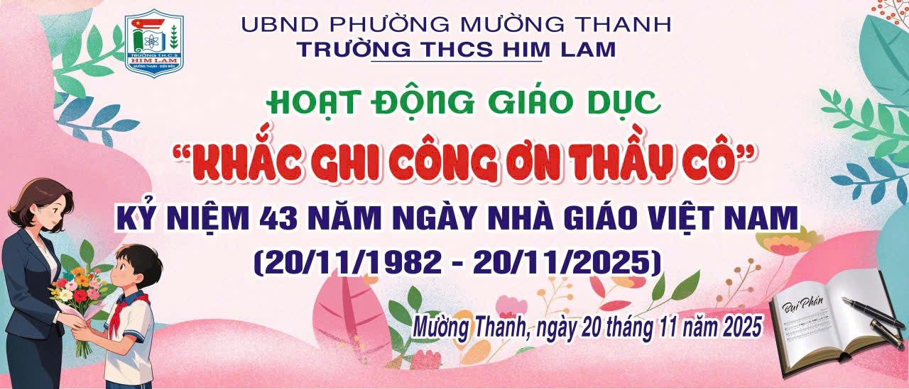 Khắc ghi công ơn Thầy Cô